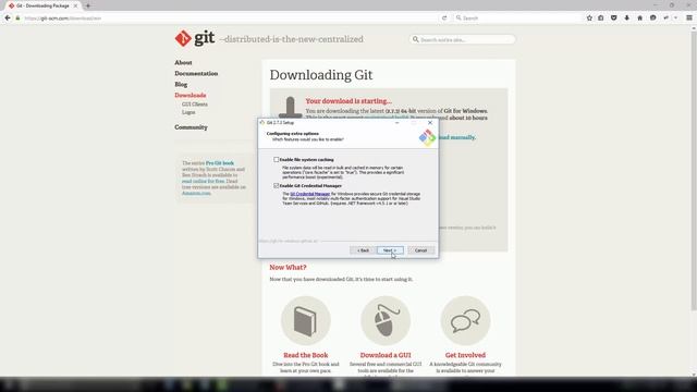 Установка Git смотреть онлайн