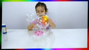 Любишь мыльные пузыри?! Распаковка новой игрушки - бластера пистолета для мыльных пузырей