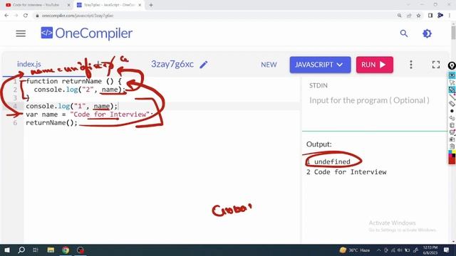 JavaScript Exercise 5: Hoisting, Execution Context | Question & Solution with Advance Concepts