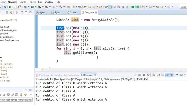 Java Runtime Polymorphism, Polymorphism  advantages,  Polymorphism Example, easycodeforall,