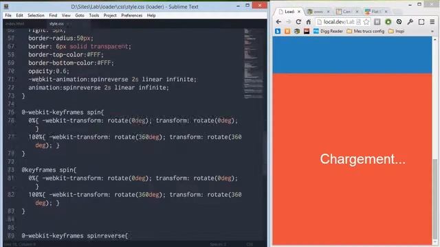 Tutorial HTML ~ Tutoriel HTML   CSS   Créer des loaders animés
