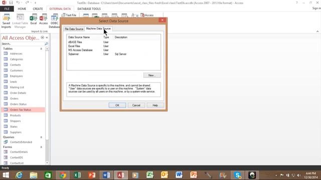How to Import an ODBC Database into Access - Access 2003, 2010, 2013, 2016 Tutorial смотреть онлайн