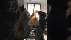 Укладка Локоны Волны на Брашинг