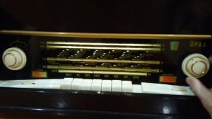 Радиола УРАЛ реставрированная 1962 год СССР