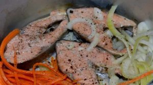 Горбуша вареная