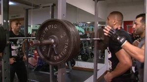 SALIM BOUGOFFA & ALI ADAMS TRAINING BEFORE AUDERLEY S FIGHT