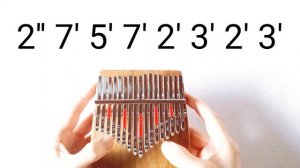 Secret Garden - Adagio (Easy Tabs/Tutorial/Play-Along) - Kalimba Cover