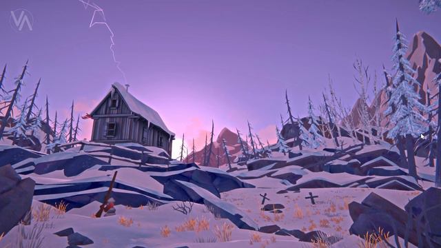 Silent Whispers in the Snow: Trapper's Cabin at Dawn (The Long Dark)