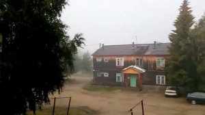 Уроган в г.Югорске 25 июля