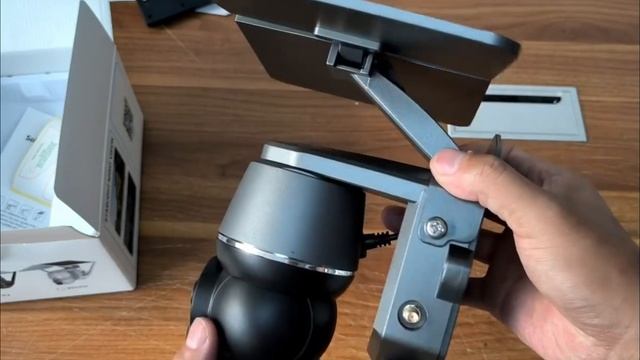 4MP 4G Беспроводная купольная камера c Солнечной панелью