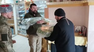 27.02.2023 передача гуманитарной помощи в Храм Свято-Владимира города Луганск