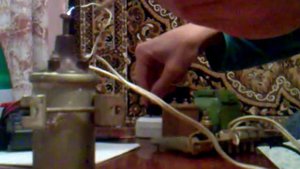 Разряд с катушки зажигания