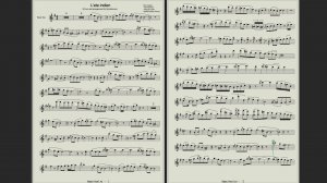 Joe Dassin - L'ete Indien (Tenor Saxophone Sheet Music) Modern Version