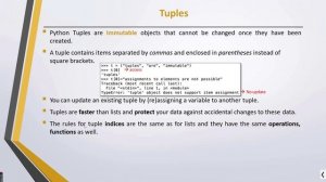 Core Python Day 5 DataTypes