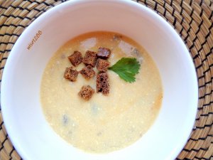 Крем - суп из шампиньонов со сливками. Без лишних хлопот.