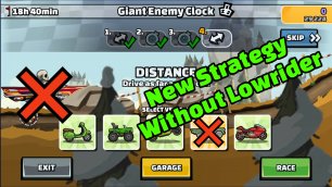 Hill Climb Racing 2 - NEW Strategy (Giant Enemy Clock)