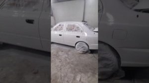 Hyundai accent old car make a new car accent colour,body work full video #hyundaiaccent #car #accen