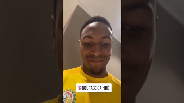 🥰 Abdou Diallo encorage Sadio Mané 🥰 abonnes toi pour plus de videos sympas 🙏