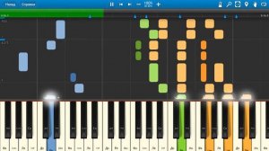 Маленькой елочке холодно зимой (Детская песня) (на пианино Synthesia cover) Ноты и MIDI
