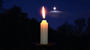 Горение свечи для медитации