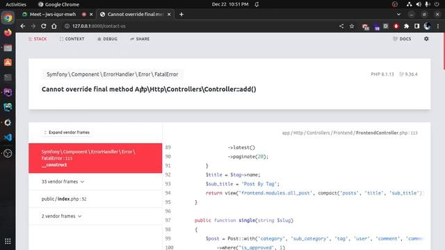 Laravel 9 Blog Project | Part -14 |  Commenting and Contact us page  | Web Learn BD