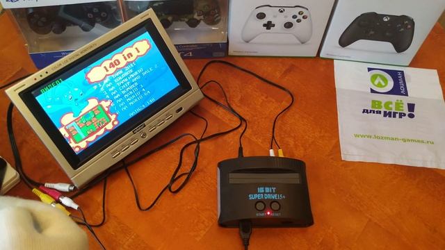 Обзор | Сега (Sega) Super Drive BattleToads (140-in-1) - игровая приставка | LozmanGames