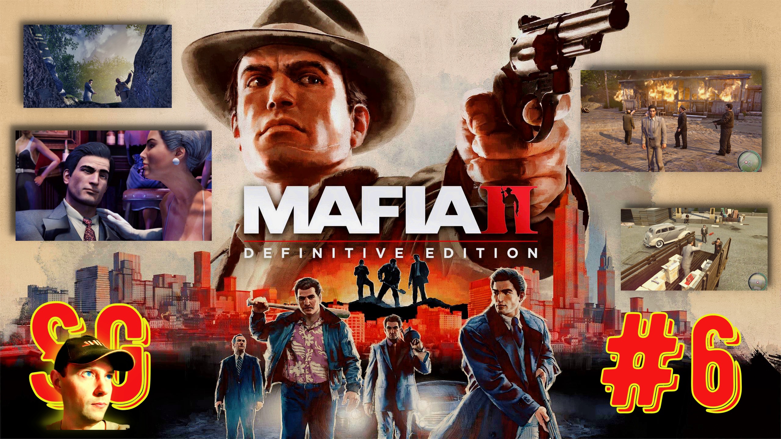 #6 МАФИЯ 2. Mafia II: Definitive Edition. Игрофильм. Вышел из тюрьмы. Сделка с сигаретами.?18+