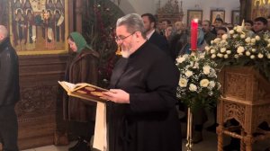 РОЖДЕСТВО ХРИСТОВО. Апостол читает отец Андрей Хмылов
