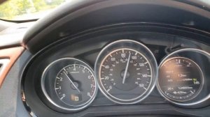 Mazda CX-9 2.5 145 км.ч. расход бензина траса Мазда СХ-9