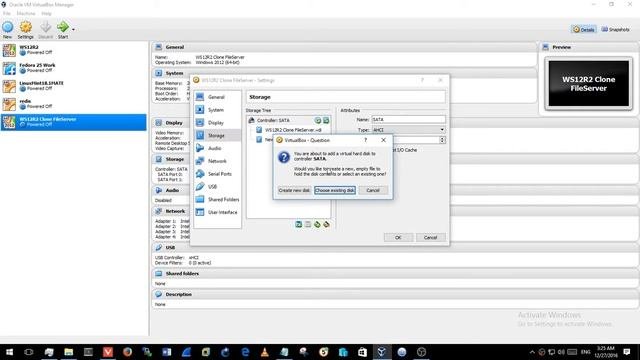 1.  Добавление  виртуальных HDD в VirtualBox