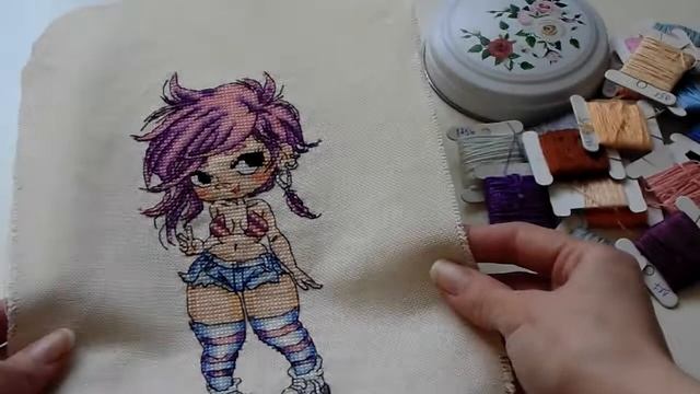 Готовая работа "Punk Girl"/ Дизайнер Ольга Tinker bell/ По рисунку Daisy Ingrosso смотреть онлайн