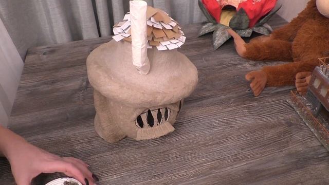 Домик Гриб из папье-маше. Полный мастер-класс. смотреть онлайн