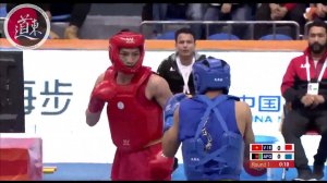 Ударная техника ушу-саньда. Фрагменты боев с 15 Чемпионата Мира по ушу. Часть 29