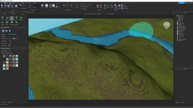 Roblox Studio, how to make a large terrain project смотреть онлайн