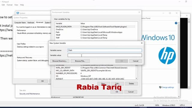 How to set path in java in windows 10/8/7 смотреть онлайн