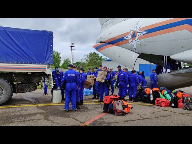 2021 08 06 Прибытие спасателей Центроспас из Москвы