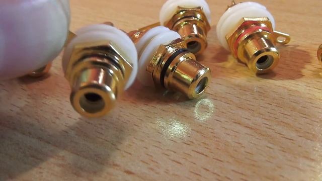 Посылка из Китая N14 Разъемы RCA. смотреть онлайн