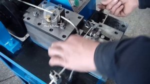 Полуавтоматическая машина для производства шнурков с пластиковыми наконечниками