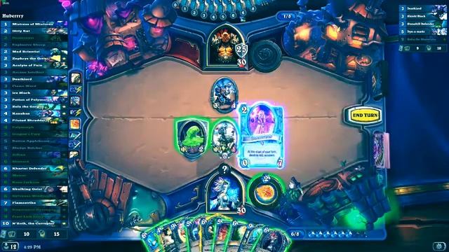 Hearthstone WILD Reno Jaina Mage vs Druid - Mage - Warrior смотреть онлайн