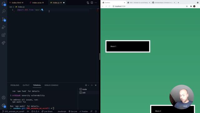 How to animate HTML elements on scroll