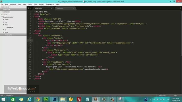 Cap. 2 - Como hacer un buscador AJAX con jQuery, PHP, MySQL, CSS y HTML смотреть онлайн
