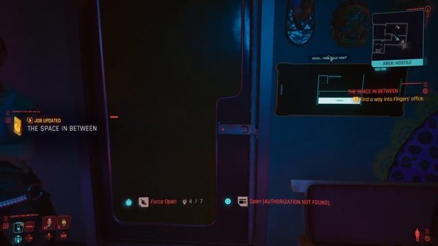 Find a way into Fingers Office Cyberpunk 2077 The Space In Between Mission Quest How To Get In 2WAY смотреть онлайн