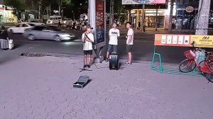 Уличные музыканты Бишкек, Кыргызстан