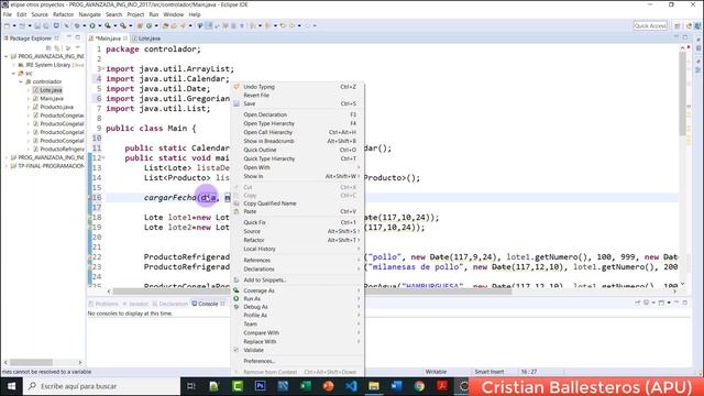 Programacion Avanzada en Java Para Ingenieria Industrial PARTE 5/6 смотреть онлайн