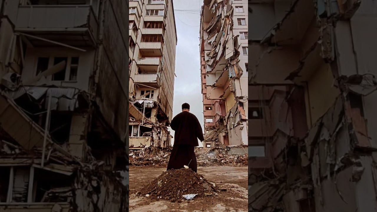 Утро. Щорса, 55А. Молитва на обломках многоэтажки смотреть онлайн