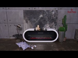 Видеообзор: Каминокомплект Soho белый с черным с очагом Vision 60 LOG LED