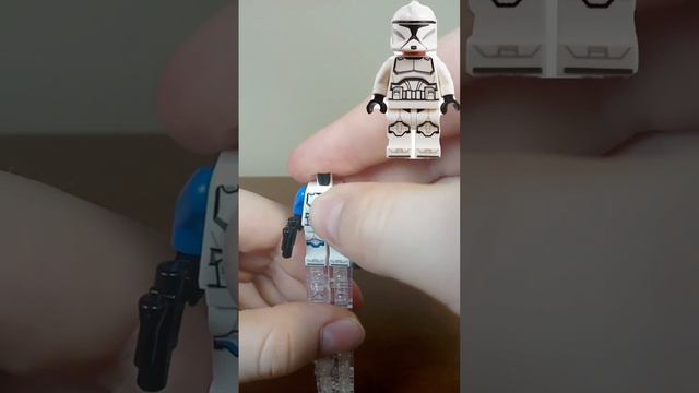 Как сделать Лего Рекса 1 фазы брони #lego #starwars #minifigure