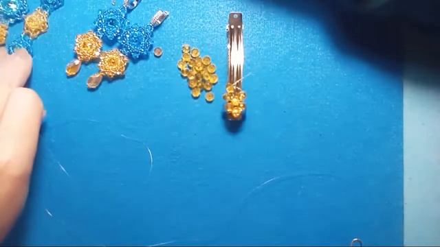 Серьги и заколка делаем #серьгисвоимируками смотреть онлайн