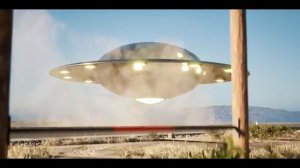 The UFO Landing at Holloman Air Force Base __ 3D CGI Animation Movie