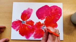 Как легко и быстро нарисовать цветы с малышами.